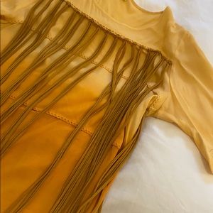 Talulah Fringe Ombré Shift Dress